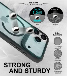 JP MagFit MagSafe puzdro s certifikátom 3M SGS, iPhone 17 Pro, čierne