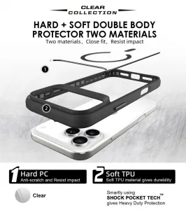 JP MagFit MagSafe puzdro s certifikátom 3M SGS, iPhone 17 Pro, čierne