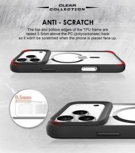 JP MagFit MagSafe puzdro s certifikátom 3M SGS, iPhone 17 Pro, čierne