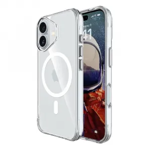 JP MagFit MagSafe puzdro s certifikátom 3M SGS, iPhone 17, transparentné