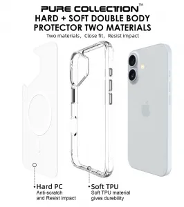 JP MagFit MagSafe puzdro s certifikátom 3M SGS, iPhone 17, transparentné