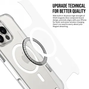 JP MagFit MagSafe obal s 1.2M SGS certifikátom, iPhone 16 Pro Max, priehľadný