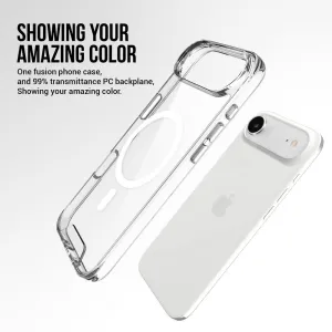 JP MagFit MagSafe puzdro s certifikátom SGS 1,2M, iPhone Air, priehľadné