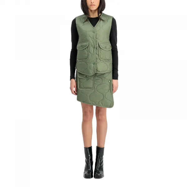 Alpha Industries Als Gilet W "Sage Green" (258008-01-SAGE-GREEN)