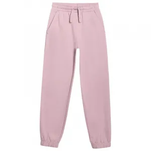 Dievčenské tepláky 4F JUNIOR TROUSERS CAS F1249-4FJWAW25TTROF1249-56S-LIGHT PINK