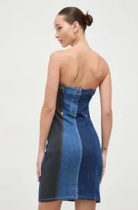 Rifľové šaty Moschino Jeans