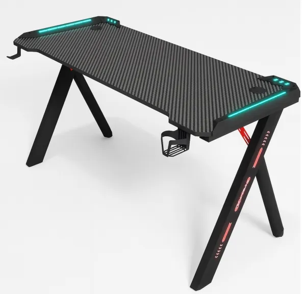 Ekspand Herný stôl s RGB 120x60 BG03 Black