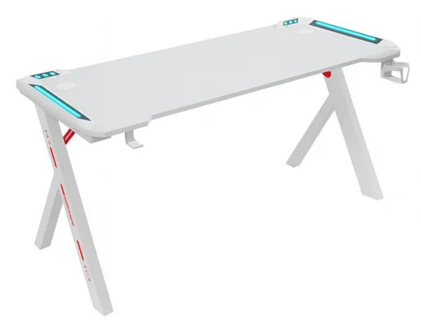 Ekspand Herný stôl s RGB 140x60 BG03 White