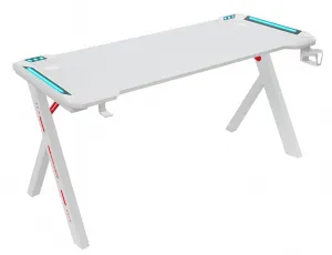 Ekspand Herný stôl s RGB 140x60 BG03 White