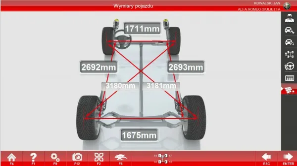 Invento XV550X – 3D geometria kolies