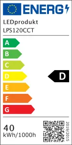 LED prachotesné svietidlo 120cm LEDPRO 40W CCT 3IN1 Philips Xitanium