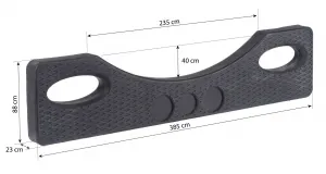 INVENTO Gumová vložka pre hliníkový otočný tanier INVXV011 (1 ks)