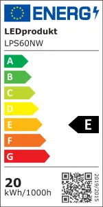 LED prachotesné svietidlo 60cm LEDPRO 20W Neutrálna biela