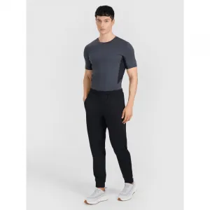 Pánske tréningové nohavice 4F TROUSERS FNK M1067-WMM00TFTRM1067-20S-DEEP BLACK