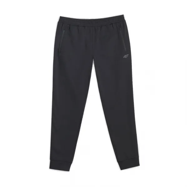Pánske tréningové nohavice 4F TROUSERS FNK M1067-WMM00TFTRM1067-20S-DEEP BLACK