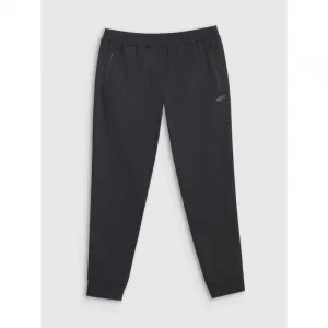 Pánske tréningové nohavice 4F TROUSERS FNK M1067-WMM00TFTRM1067-20S-DEEP BLACK