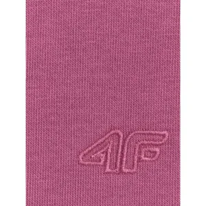Dievčenská zateplená mikina s kapucňou 4F JUNIOR SWEATSHIRT F1953-4FJWAW25TSWSF1953-50S-DARK VIOLET
