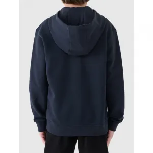 Chlapčenská zateplená mikina so zipsom 4F JUNIOR SWEATSHIRT M1859-4FJWMM00TSWSM1859-31S-NAVY