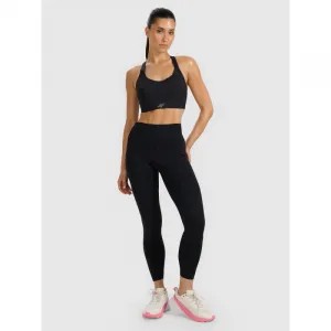 Dámska tréningová športová podprsenka 4F SPORT BRA F180-WAW25USBAF180-20S-DEEP BLACK