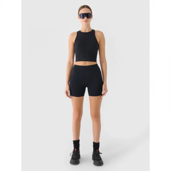Dámske tréningové kraťasy 4F SHORT TIGHTS FNK F055-RAW24TFSTF055-20S-DEEP BLACK