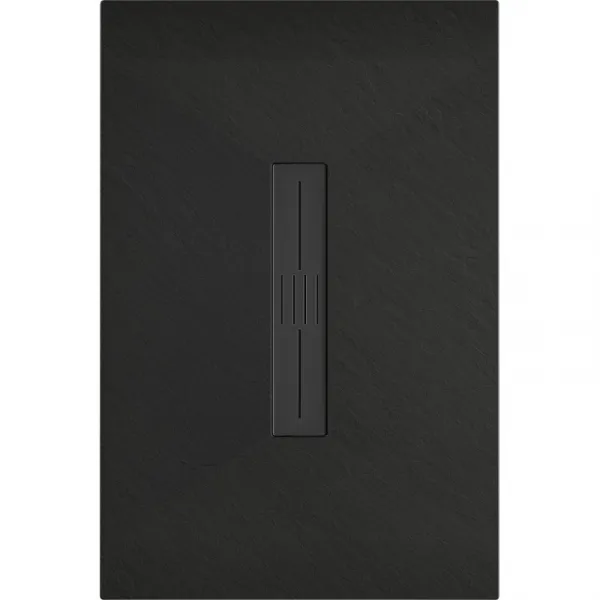 MEXEN/S - Toro obdĺžniková sprchová vanička SMC 100 x 90, čierna, mriežka čierna 43709010-B