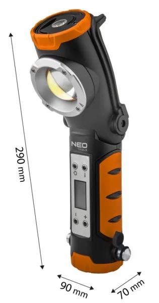 Akumulátoroválampa800lmskompresorom99-130NEOTOOLS