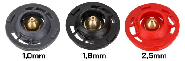 Elektrická striekacia pištoľ HVLP 650 W s LED osvetlením