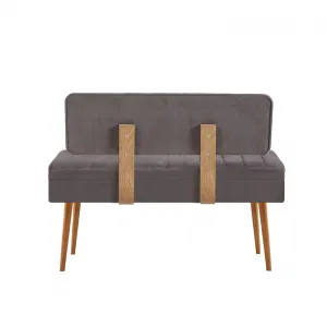 Kalune Design Lavice VINA II s úložným prostorem 110 cm borovice atlantic/antracitově šedá