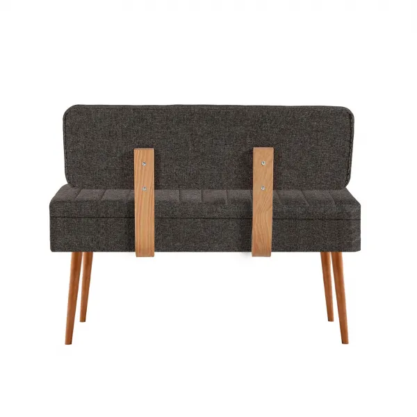 Kalune Design Lavica VINA II s úložným priestorom 110 cm borovica atlantická/antracitová
