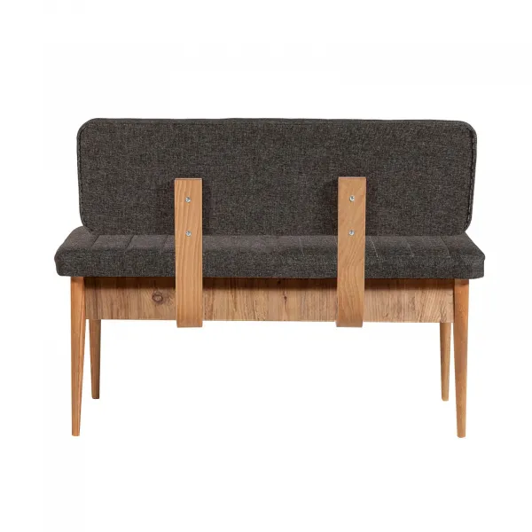 Kalune Design Lavice VINA s úložným prostorem 110 cm borovice atlantic/antracitová