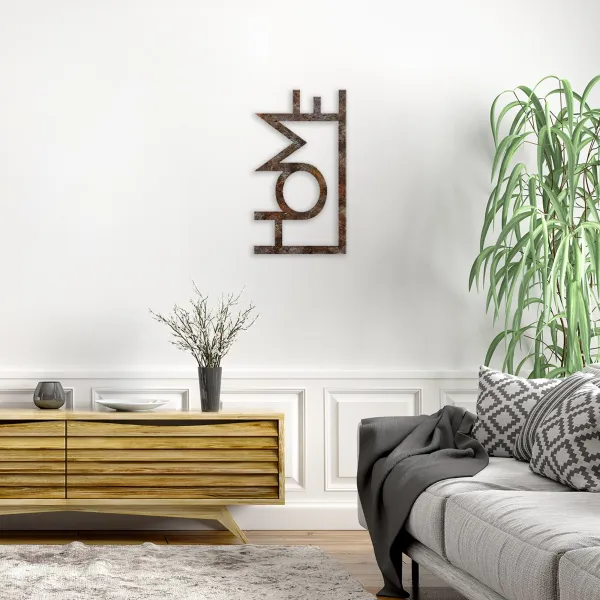 Wallity Nástenná dekorácia Rusty Home viacfarebná