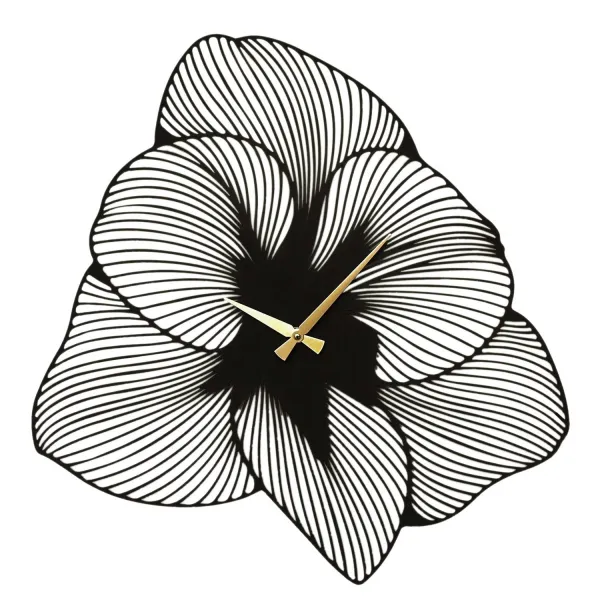 Wallity Nástenné kovové hodiny Azalea APS039 70 čierne