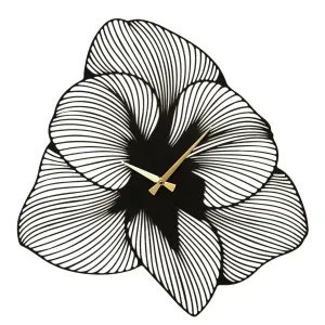 Wallity Nástenné kovové hodiny Azalea APS039 70 čierne