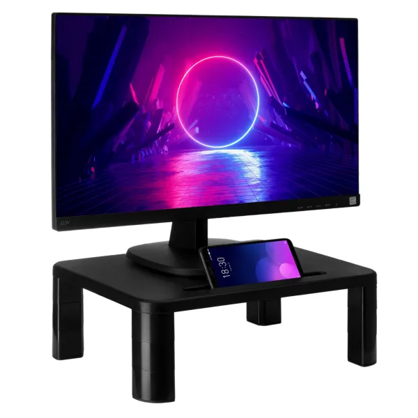 TZB Stojan na monitor RACK černý