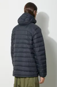Páperová bunda Fjallraven Expedition Pack Down pánska, čierna farba, prechodná