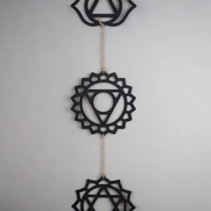 Wallity Závesná dekorácia Chakra čierna