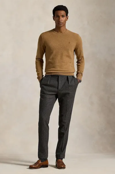 Vlnený sveter Polo Ralph Lauren žltá farba, 710974148
