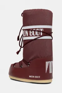 Snehule Moon Boot MB ICON NYLON červená farba, 80D1400440 D013
