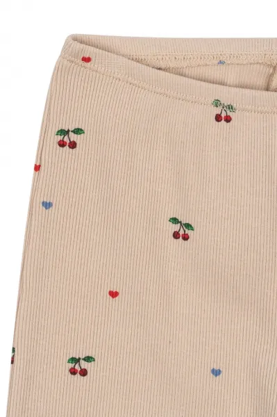 Detské bavlnené nohavice Konges Sløjd ELLA PANTS GOTS