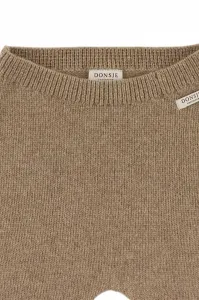 Detské vlnené polodupačky Donsje Matsie Merino Wool Leggings Bear