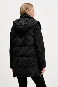 Bunda Desigual CADERA FLOCK čierna farba, zimná, 25WWEW23