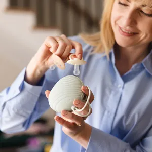 BABYONO Puzdro na cumlík silikónové modré 0m+