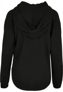 Women's Oversized Modal Terry Terry Hoodie Black
