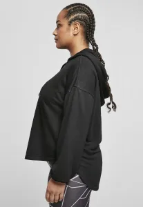 Women's Oversized Modal Terry Terry Hoodie Black