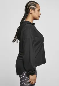 Women's Oversized Modal Terry Terry Hoodie Black