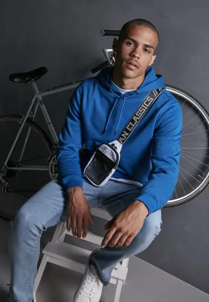 Basic Terry Hoody Sports Blue
