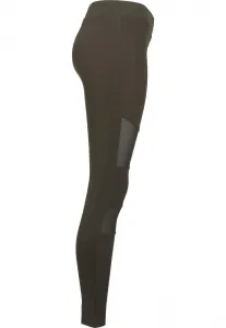 Women's Tech Mesh Leggings - Dark Olive