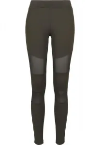 Women's Tech Mesh Leggings - Dark Olive