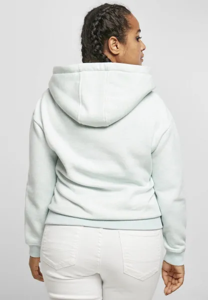 Women's color Melange Hoody aqua melange