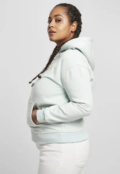 Women's color Melange Hoody aqua melange